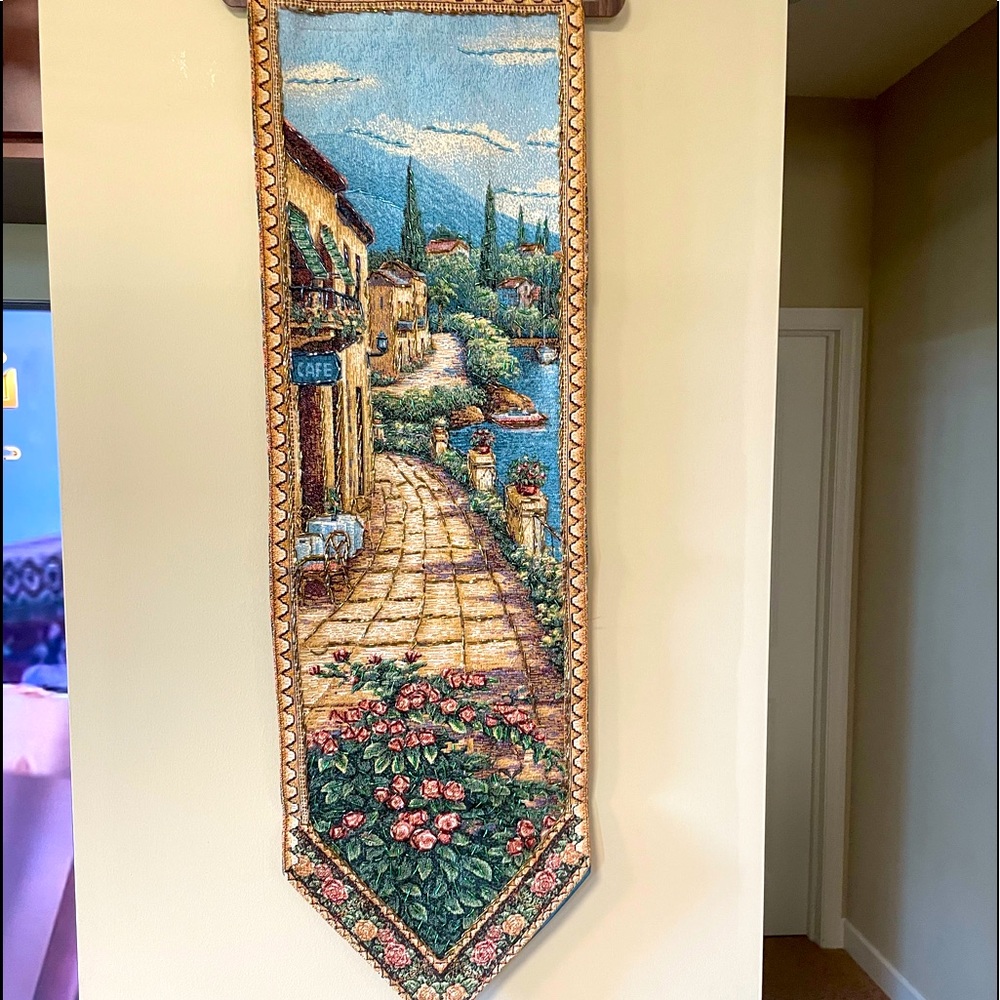 Beautiful Nature wall picture made with shiny sparkling beads